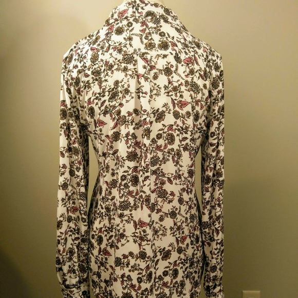 Loft floral button down blouse - Picture 2 of 4